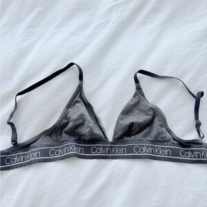 Calvin Klein Charcoal Bralette